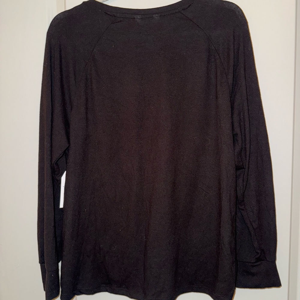 Black Long Sleeve Top